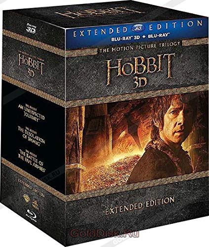 The Hobbit 3D: The Motion Picture Trilogy Extended edition [Blu-ray 3D + Blu-ray]