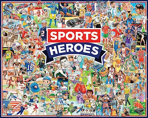 White Mountain Sports Heroes - 1000 Piece Jigsaw Puzzle