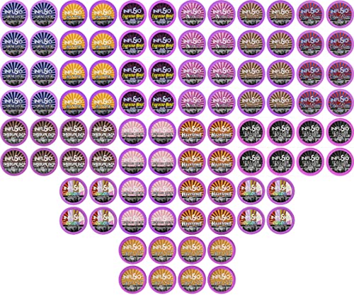 96 Count Variety (12 Amazing Blends), Single serve Coffee Pods for Keurig K Cup Brewers - Premium Roasted Coffee (Variety, 96 Compatible with 2.0)...…