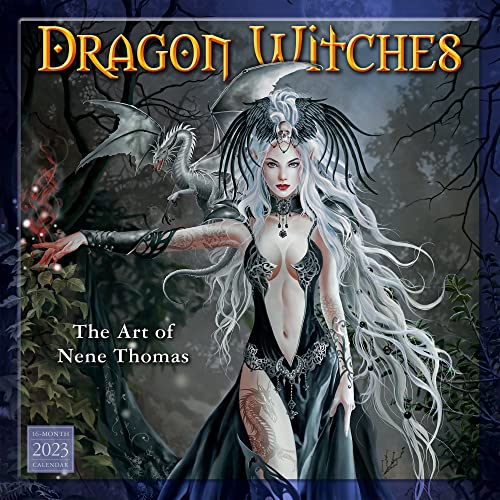 Dragon Witches 2023 Wall Calendar, 16-Month Fantasy Calendar — The Art of Nene Thomas, 12' x 12'