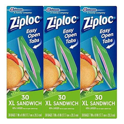 Ziploc Sandwich XL Bags (90Count)