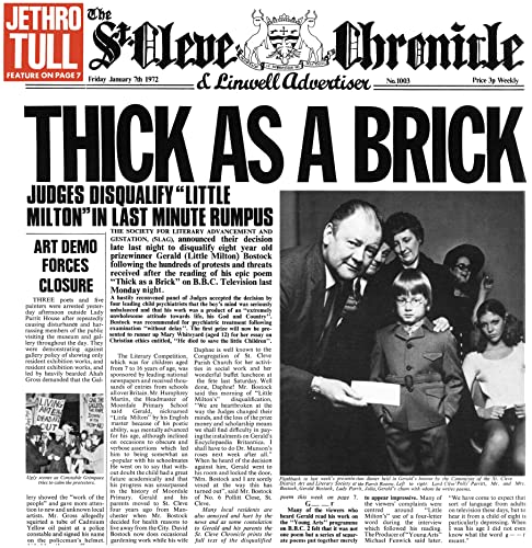 Thick As A Brick (50th Anniversary Edition)