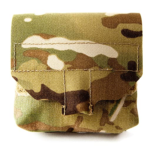 Blue Force Gear Boo Boo Pouch - Utility MOLLE Medical Pouch, Lightweight Tourniquet Holder - Easy Access Boo Boo Bag - Multicam Camo - 1 x 4 x 4 Inches