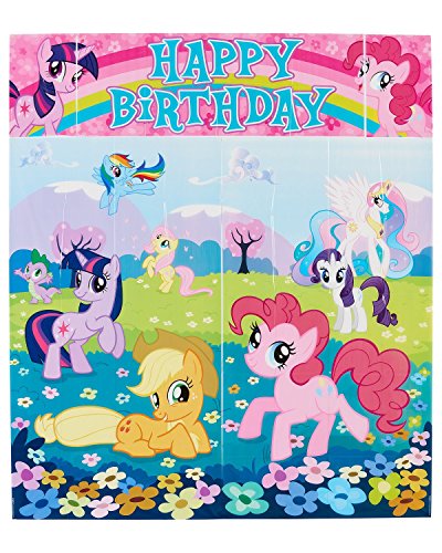 Scene Setters Wall Decorating Kit | My Little Pony Friendship Collection | Birthday