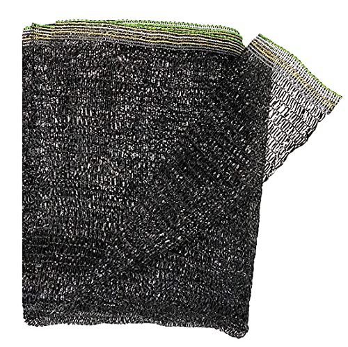 Cool Area 55% 6.5x10ft Sunblock Shade Cloth Cover Mesh UV Resistant Net for Garden Flower Plant Greenhouse, Black