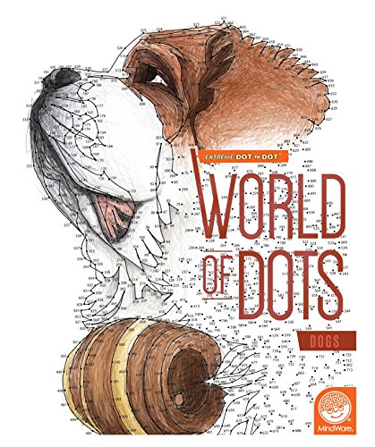 MindWare World of Dots: Dogs Puzzle Coloring Book