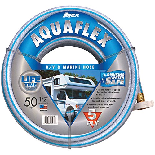 Teknor Apex 7503-50 AquaFlex RV/Marine Hose - 1/2' x 50', White