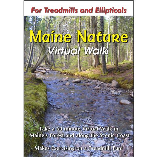 Maine Nature Walk Treadmill Scenery DVD