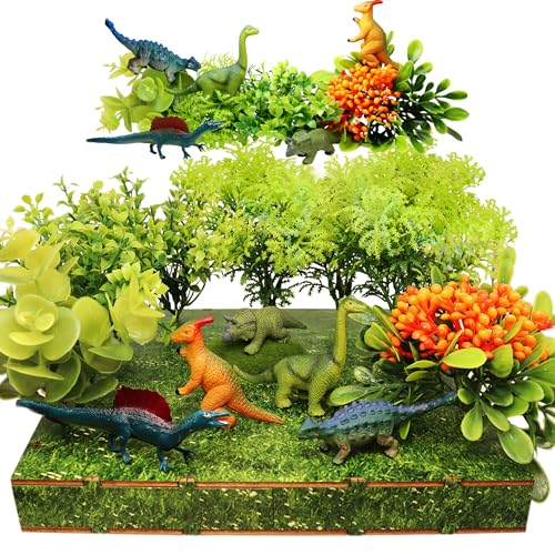 Create Your Own Dinosaur Habitat - Arts & Crafts Gifts for Boys Girls DIY Science Kit, STEM Activities - Cool Arts and Crafts for Kids