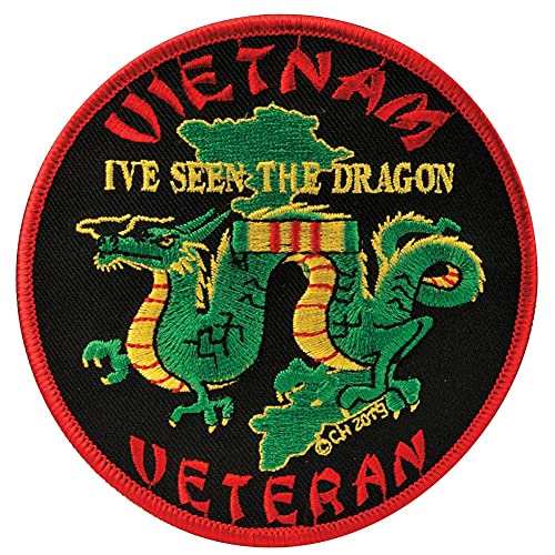 Vietnam Veteran I've Seen The Dragon Patch with Heat Seal