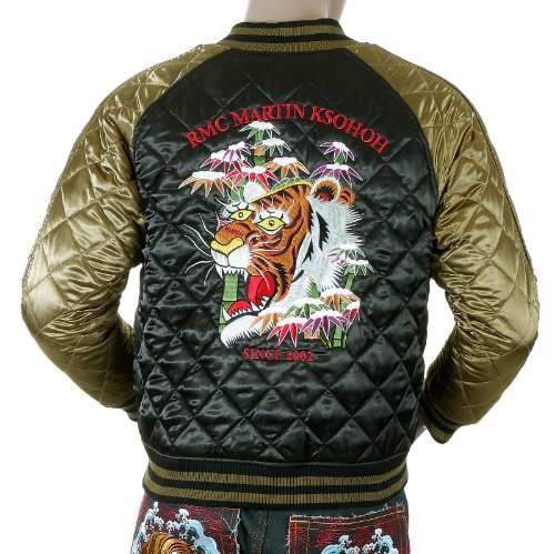 RMC Jeans fully reversable tiger silk jacket YORO5662