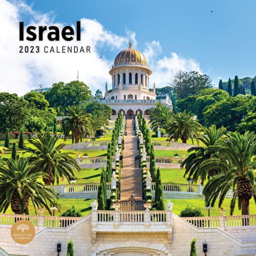 2023 Israel Wall Calendar by Bright Day, 12x12 Inch, Beautiful Scenic Travel Destination Photography