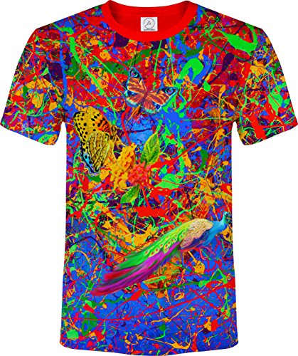 Theme Helium Warm Multicolor Pastel Earth Animal Print Men Women T-Shirt