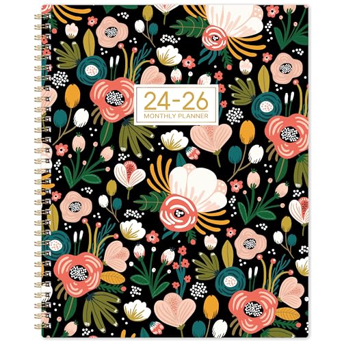 2024-2026 Monthly Planner - Monthly Planner from July 2024 - June. 2026, 8.5' x 11', 2 Year Monthly Planner with Tabs, Back Pocket