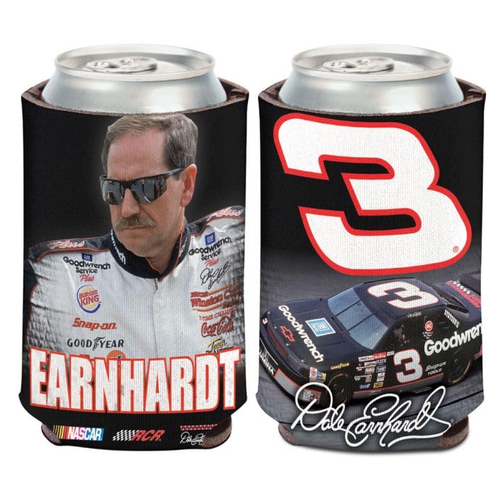 WinCraft NASCAR Dale Earnhardt Can Cooler, 12 oz