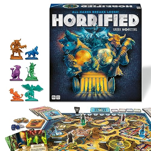 Ravensburger Horrified: Greek Monsters Cooperative Strategy Board Game for Ages 10 & Up