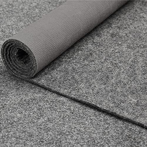 Gorilla Grip Felt and Natural Rubber Stay in Place Slip Resistant Rug Pad, 1/8” Thick, 5x8 FT Protective Padding for Under Area Rugs, Cushioned Gripper Pads, Carpet Runners, Hardwood Floors Protection