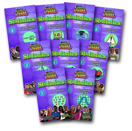 Standard Deviants: Statistics Super Pack (9-pack)