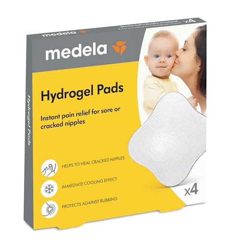 Medela Hydrogel Pads | Pain Relief for Sore or Cracked Nipples | Breastfeeding Essentials