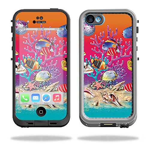 MightySkins Skin Compatible with LifeProof iPhone 5C Fre Case – Coral Garden | Protective, Durable, and Unique Vinyl Decal wrap Cover | Easy to Apply, Remove, and Change Styles | Made in The USA