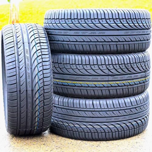 Set of 4 (FOUR) Fullway HP108 All-Season Passenger Car High Performance Radial Tires-225/40R18 225/40ZR18 225/40/18 225/40-18 92W Load Range XL 4-Ply BSW Black Side Wall UTQG 380AA