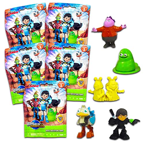 Disney Miles from Tomorrowland Party Favors Set for Kids - Bundle with 5 Miles from Tomorrowland Blind Bags with Mystery Figures for Birthday Party Supplies | Miles from Tomorrowland Toys