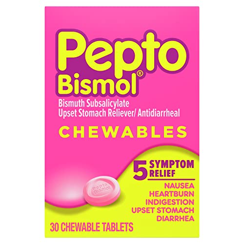Pepto Bismol Pepto-Bismol Chewable Tablets, 30 ct,