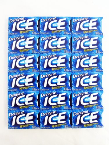 Dentyne Ice Peppermint, Sugar-free Gum: 18 Pack of 16 Pieces