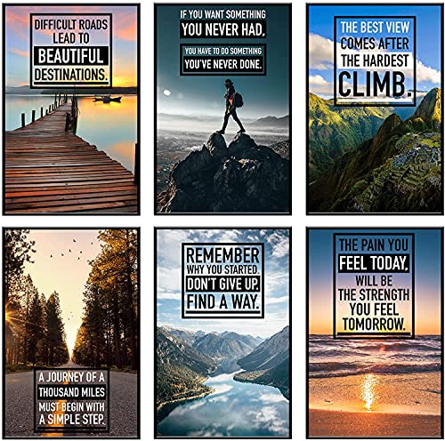 Throwback Traits Inspirational Wall Art - Motivational Posters - Motivational Wall Decor - Office Decor 11x17 Size - Class Motivational Posters - Inspirational Wall Pictures Office - Bedroom Decor