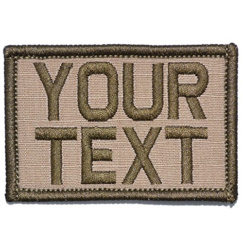 Customizable Text Patch - 2x3 Patch - Coyote Brown