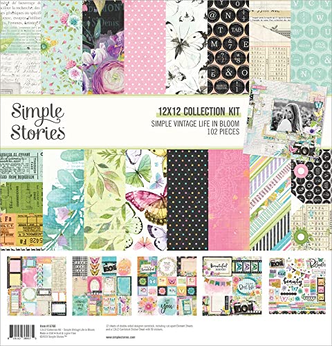 Simple Stories Collection Kit 12'X12'-Simple Vintage Life In Bloom SVL19700