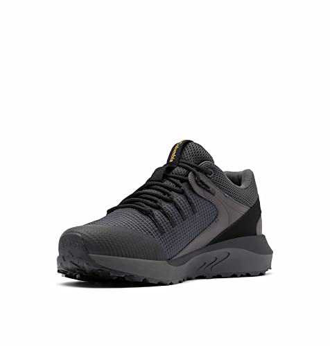 Columbia Men's Trailstorm Waterproof Hiking Shoe, Dark Grey/Bright Gold, 10.5