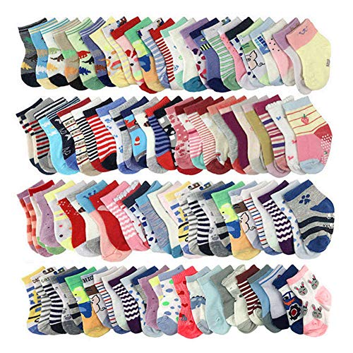 WAFUNNE Baby Boys Socks Wholesale 20 Pairs Baby Socks Cotton Boy 0-12 months