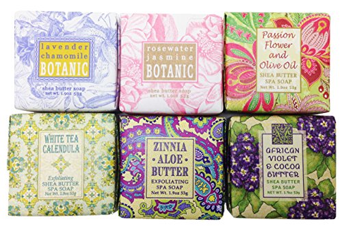 Spring Garden Bloom Flower Shea Butter Soap Gift Set