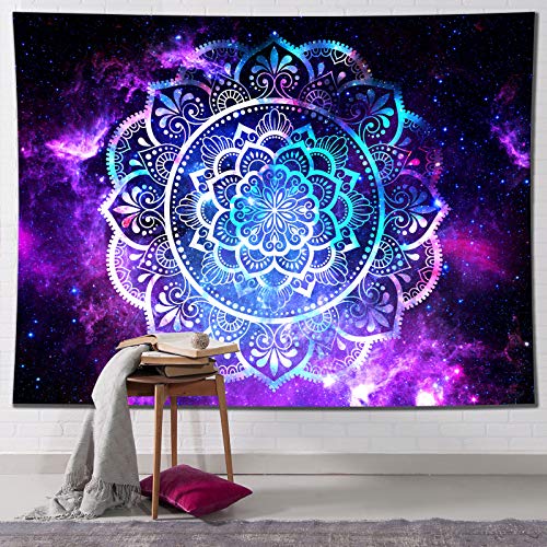 Sosolong Mandala Tapestry Galaxy Mandala Tapestry Aesthetic,Tapestry Wall Hanging for Bedroom Living Room (GALAXY MANDALA, 59in*51in)