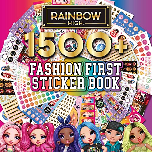 Rainbow High 1500+ Stickers, Fashionable Stickers with Stylish Looks, Bella Parker, Kia Hart, Stella Monroe, Karma Nichols, River Kendall, Cute Gifts for Girls Kids Teens Adults