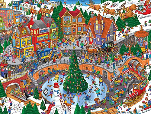 Springbok- Holiday Havoc - 400 Piece Jigsaw Puzzle Features a Fun Holiday Scene That Includes Everything we Love About The Holidays