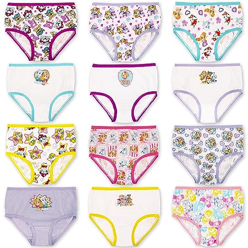 Paw Patrol Girls 12-days Advent Underwear To Make The Holidays And Potty Training Fun, Available In Sizes 2/3t, 4t 5t Briefs, Paw Tg 12pk_box, 5T US