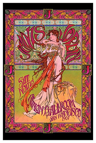 Close Up Bob Masse Poster - Janis Joplin/Live in San Francisco 1967 (24'x36')