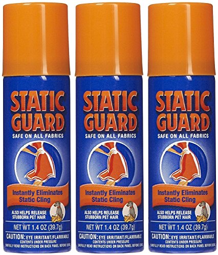 Static Guard Fabric Spray, Original Sent, 1.4 Ounce Can