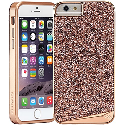 Case-Mate iPhone 6 Plus Case - BRILLIANCE - 800+ Genuine Crystals - Apple iPhone 6 Plus / iPhone 6s Plus - Rose Gold