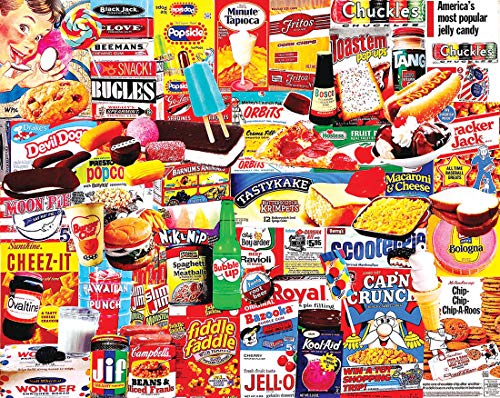 White Mountain Puzzles Things I Ate As A Kid Collage Puzzle - 1000 Piece Jigsaw Puzzle