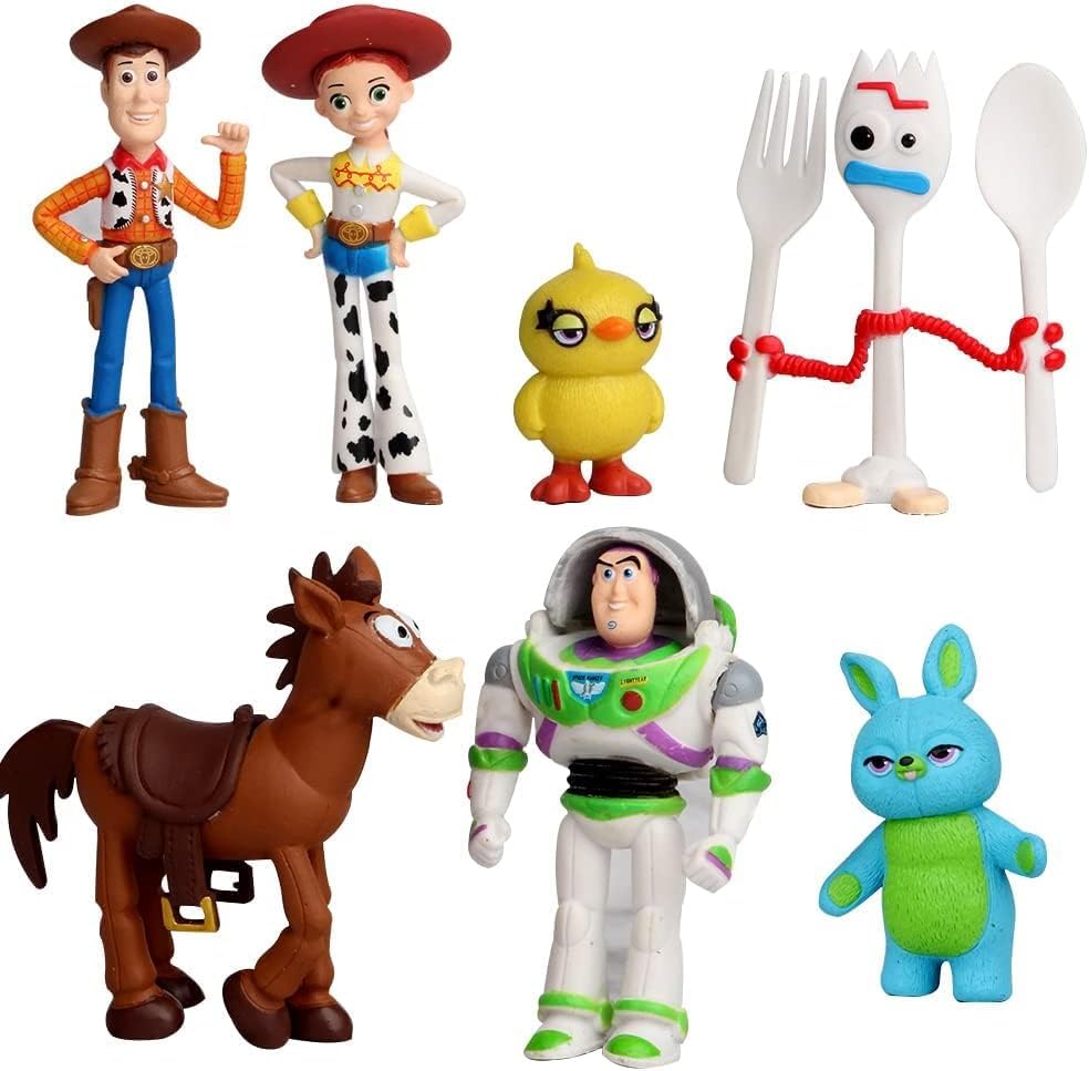 belje 7 Pcs Set Toy Anime Story Toys/Toy Anime Story Action Figures/Kids Toys,Gift for Kids Halloween Thanksgiving Christmas Birthday Gifts