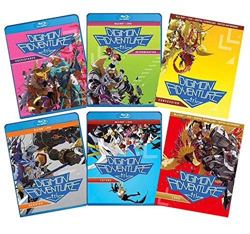 Digimon Adventure tri.: The Complete 6-Film Collection - Coexistence / Determination / Confession / Reunion / Future / Loss [Blu-ray + DVD]