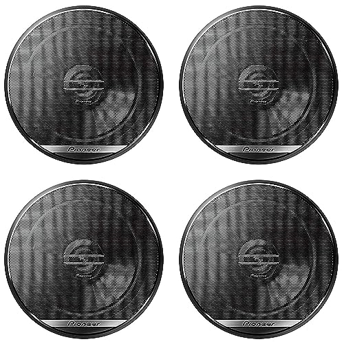 4 x Pioneer TS-G1620F 6.5-inch 2-Way Car Audio coaxial Speakers 6-1/2' with DiscountCentralOnline 25ft Speakers Wire