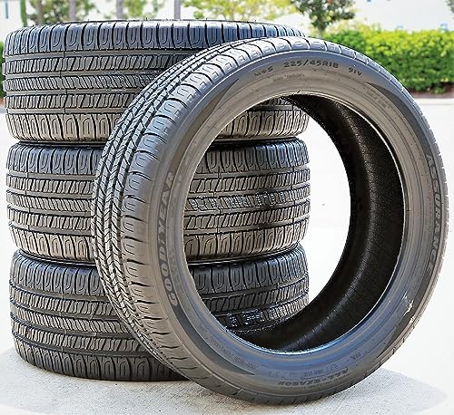 Set of 4 (FOUR) Goodyear Assurance All-Season Passenger Car Touring Radial Tires-225/45R18 225/45/18 225/45-18 91V Load Range SL 4-Ply BSW Black Side Wall