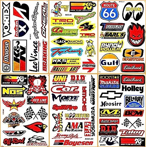 Cars Motorsport Nos Gulf Hot Rod Nascar Drag Racing Lot 6 Vinyl Graphic Decals Stickers D6094