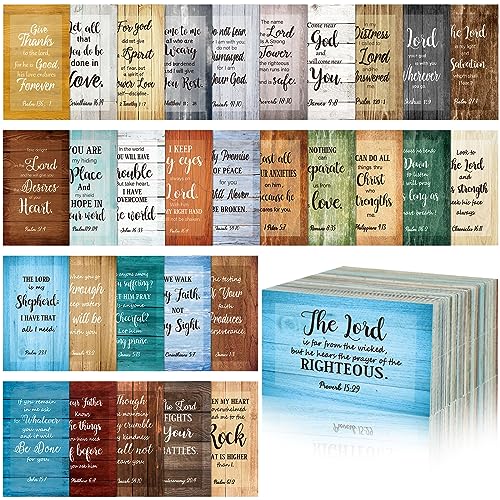 240 Pcs Bible Verse Cards with Full Scripture Cards Mini Prayer Cards for Women and Men Motivational Assorted Inspirational Quote Cards Bulk for Student Friend Religious Christian Gift (Classic Style)