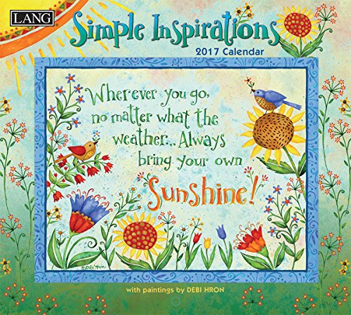 Lang 2017 Simple Inspirations Wall Calendar, 13.375 x 24 inches (17991001878)