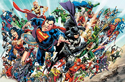 Trends International DC Comics-Justice League Rebirth-Group Wall Poster, 22.375' x 34', Unframed Version, Bedroom